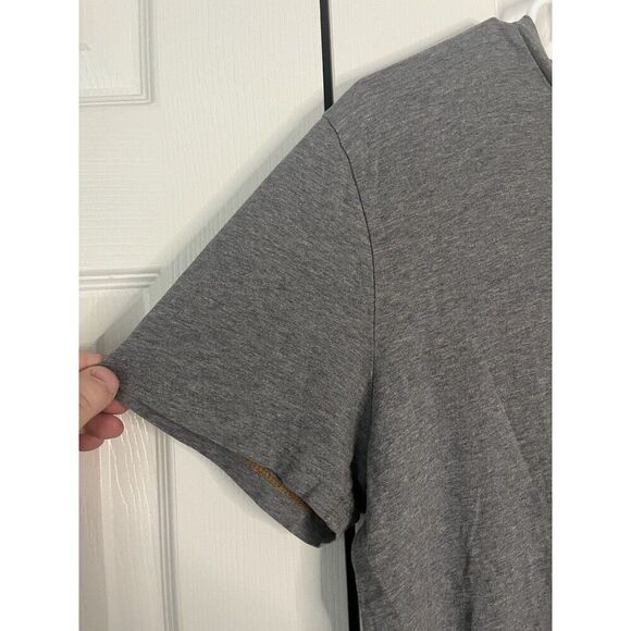 SuperDry Orange Label T-Shirt Mens Size XL Gray Logo Embroidered Vintage - Picture 4 of 8